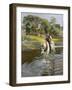 The close of a Summer's Day, 1909 (Oil on Canvas)-Harold Harvey-Framed Giclee Print