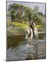 The close of a Summer's Day, 1909 (Oil on Canvas)-Harold Harvey-Mounted Giclee Print