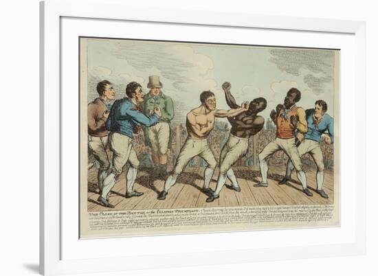 The Close of the Battle Triumphant-George Cruikshank-Framed Giclee Print