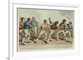 The Close of the Battle Triumphant-George Cruikshank-Framed Giclee Print