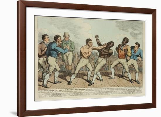 The Close of the Battle Triumphant-George Cruikshank-Framed Giclee Print