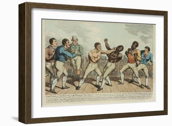 The Close of the Battle Triumphant-George Cruikshank-Framed Giclee Print