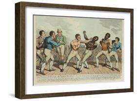 The Close of the Battle Triumphant-George Cruikshank-Framed Giclee Print