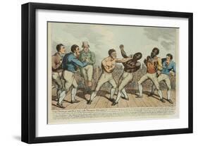 The Close of the Battle Triumphant-George Cruikshank-Framed Giclee Print