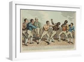 The Close of the Battle Triumphant-George Cruikshank-Framed Giclee Print