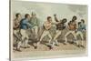 The Close of the Battle Triumphant-George Cruikshank-Stretched Canvas