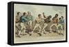 The Close of the Battle Triumphant-George Cruikshank-Framed Stretched Canvas