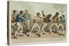 The Close of the Battle Triumphant-George Cruikshank-Stretched Canvas