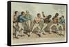 The Close of the Battle Triumphant-George Cruikshank-Framed Stretched Canvas