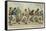 The Close of the Battle Triumphant-George Cruikshank-Framed Stretched Canvas