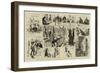 The Close of the Belt Trial, the Usher's Dream, and Sketches in Court-null-Framed Giclee Print