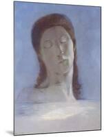 The Closed Eyes, 1890-Odilon Redon-Mounted Giclee Print