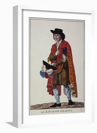 The Clothes Seller-null-Framed Giclee Print