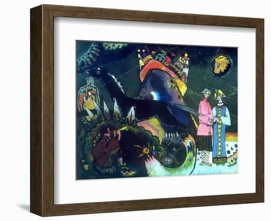 The Cloud of Gold, 1918-Wassily Kandinsky-Framed Giclee Print