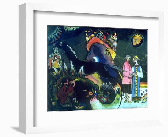 The Cloud of Gold, 1918-Wassily Kandinsky-Framed Giclee Print