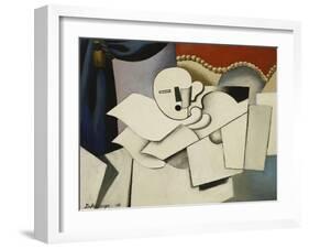 The Clown; Le Pierrot, 1922-Roger de La Fresnaye-Framed Giclee Print