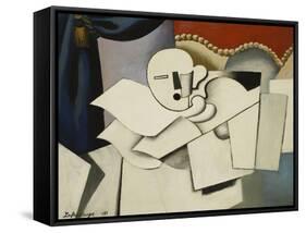 The Clown; Le Pierrot, 1922-Roger de La Fresnaye-Framed Stretched Canvas