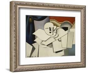 The Clown; Le Pierrot, 1922-Roger de La Fresnaye-Framed Giclee Print