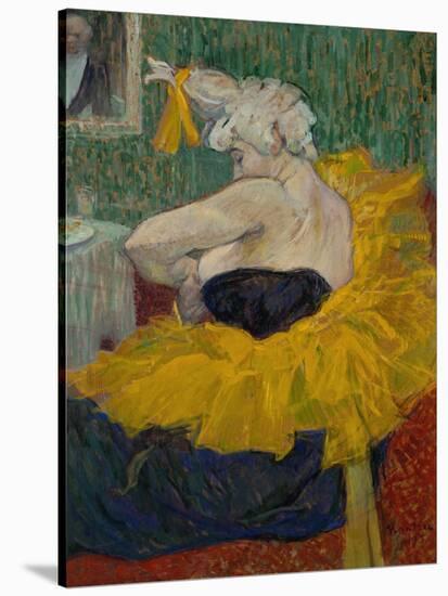 The Clowness Cha-U-Kao, 1895-Henri de Toulouse-Lautrec-Stretched Canvas