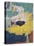 The Clowness Cha-U-Kao in a Tutu, 1895-Henri de Toulouse-Lautrec-Stretched Canvas