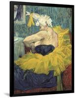 The Clowness Cha-U-Kao-Henri de Toulouse-Lautrec-Framed Art Print