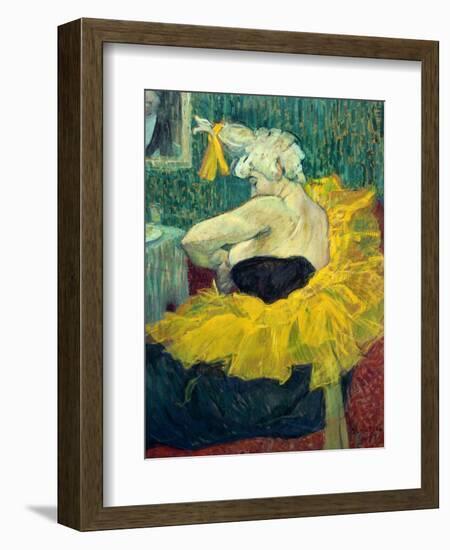 The Clowness Cha-U-Kao-Henri de Toulouse-Lautrec-Framed Giclee Print