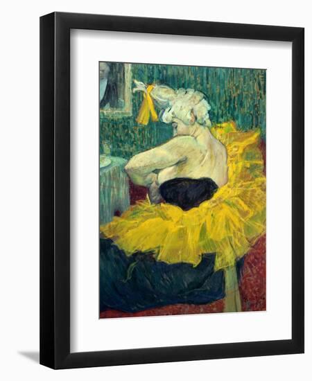 The Clowness Cha-U-Kao-Henri de Toulouse-Lautrec-Framed Giclee Print