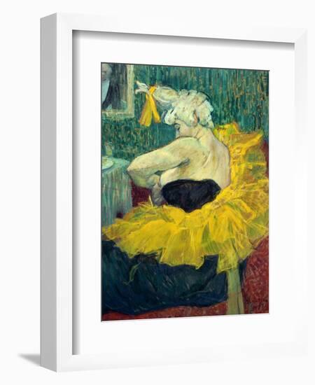 The Clowness Cha-U-Kao-Henri de Toulouse-Lautrec-Framed Giclee Print