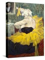 The Clowness Cha-U-Kao-Henri de Toulouse-Lautrec-Stretched Canvas