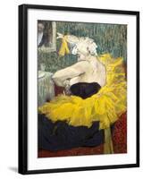 The Clowness Cha-U-Kao-Henri de Toulouse-Lautrec-Framed Art Print