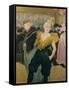 The Clowness Chaukao-Henri de Toulouse-Lautrec-Framed Stretched Canvas