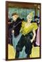 The Clowness-Henri de Toulouse-Lautrec-Framed Art Print