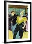 The Clowness-Henri de Toulouse-Lautrec-Framed Art Print