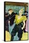 The Clowness-Henri de Toulouse-Lautrec-Framed Stretched Canvas