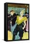 The Clowness-Henri de Toulouse-Lautrec-Framed Stretched Canvas