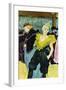 The Clowness-Henri de Toulouse-Lautrec-Framed Art Print