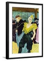 The Clowness-Henri de Toulouse-Lautrec-Framed Art Print