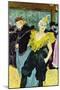 The Clowness-Henri de Toulouse-Lautrec-Mounted Art Print