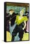 The Clowness-Henri de Toulouse-Lautrec-Framed Stretched Canvas