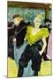 The Clowness-Henri de Toulouse-Lautrec-Mounted Art Print