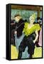 The Clowness-Henri de Toulouse-Lautrec-Framed Stretched Canvas