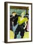 The Clowness-Henri de Toulouse-Lautrec-Framed Art Print