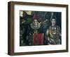 The Clowns, 1920 (Oil on Canvas)-Jose Gutierrez Solana-Framed Giclee Print