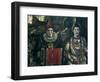 The Clowns, 1920 (Oil on Canvas)-Jose Gutierrez Solana-Framed Giclee Print