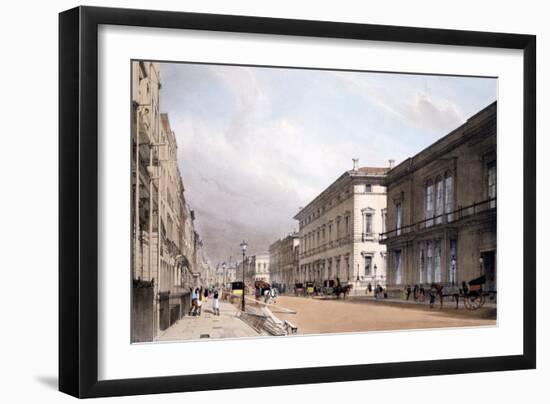 The Club Houses, Pall Mall, 1842-Thomas Shotter Boys-Framed Giclee Print