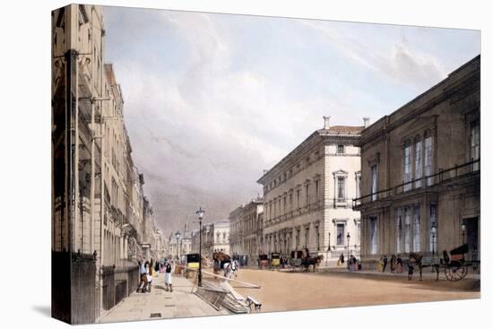 The Club Houses, Pall Mall, 1842-Thomas Shotter Boys-Stretched Canvas