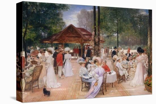 The Club of the Ile de Puteaux, 1907-Henri Gervex-Stretched Canvas