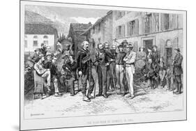 The Club Room of Zermatt in 1864', 19th century-James Mahoney-Mounted Giclee Print