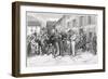 The Club Room of Zermatt in 1864, from "The Ascent of the Matterhorn"-James Mahoney-Framed Giclee Print