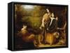 The Clutterbuck Children-John Linnell-Framed Stretched Canvas